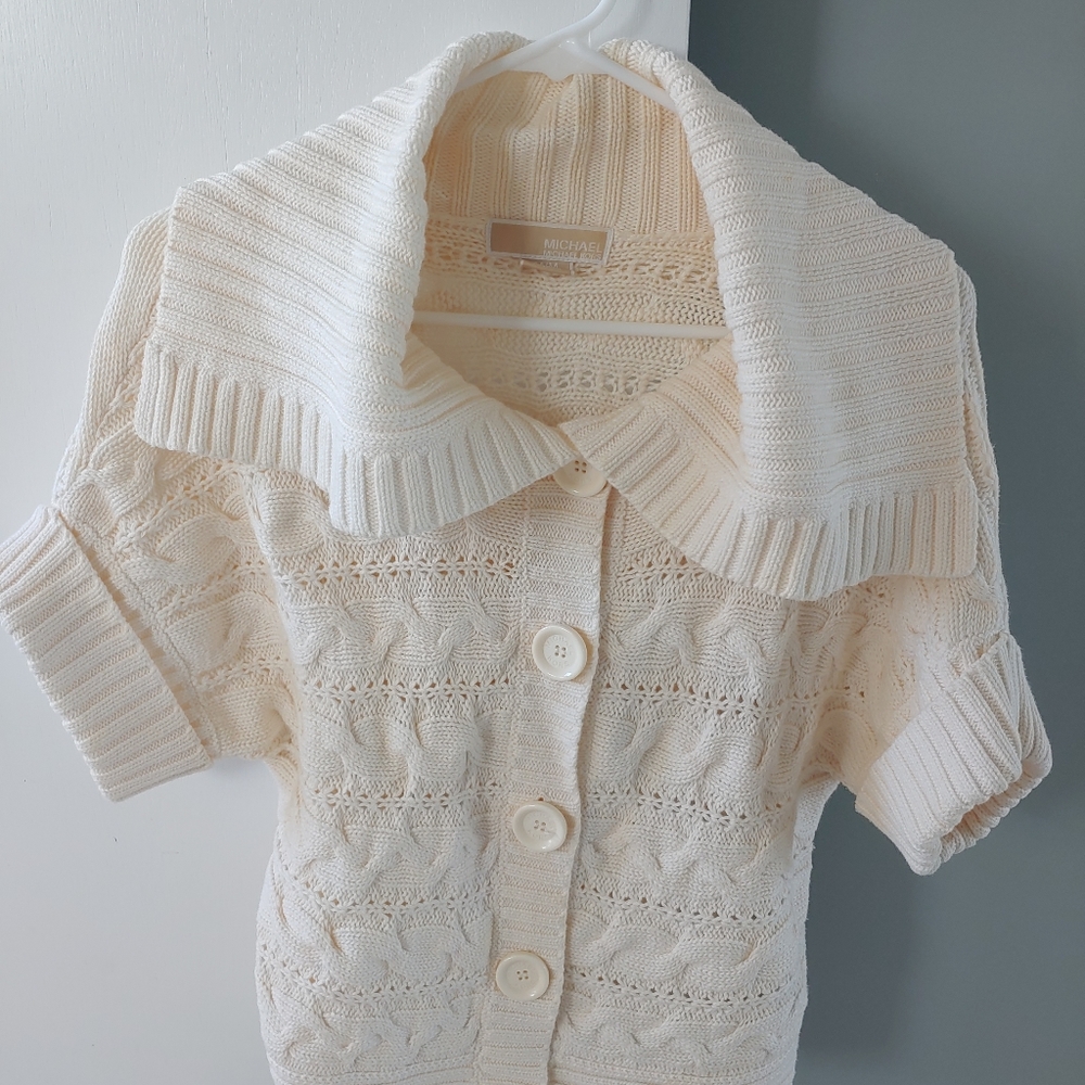 Michael Kors 100% cotton short sleeve sweater.